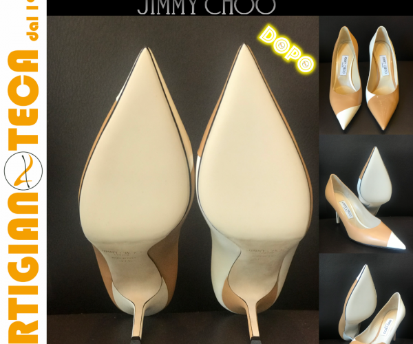 Jimmy Choo con modello suola SILK crema