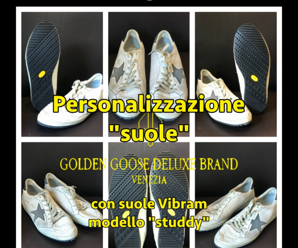 GGDB - Golden Goose - risuolatura con Vibram Studdy